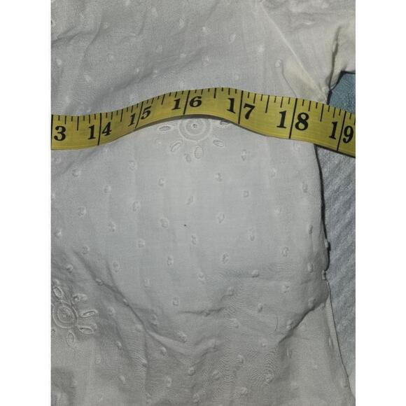 Matilda Jane Blouse Women's Size Small White Black Floral - Picture 11 of 11